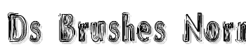 Ds-Brushes-Normal font